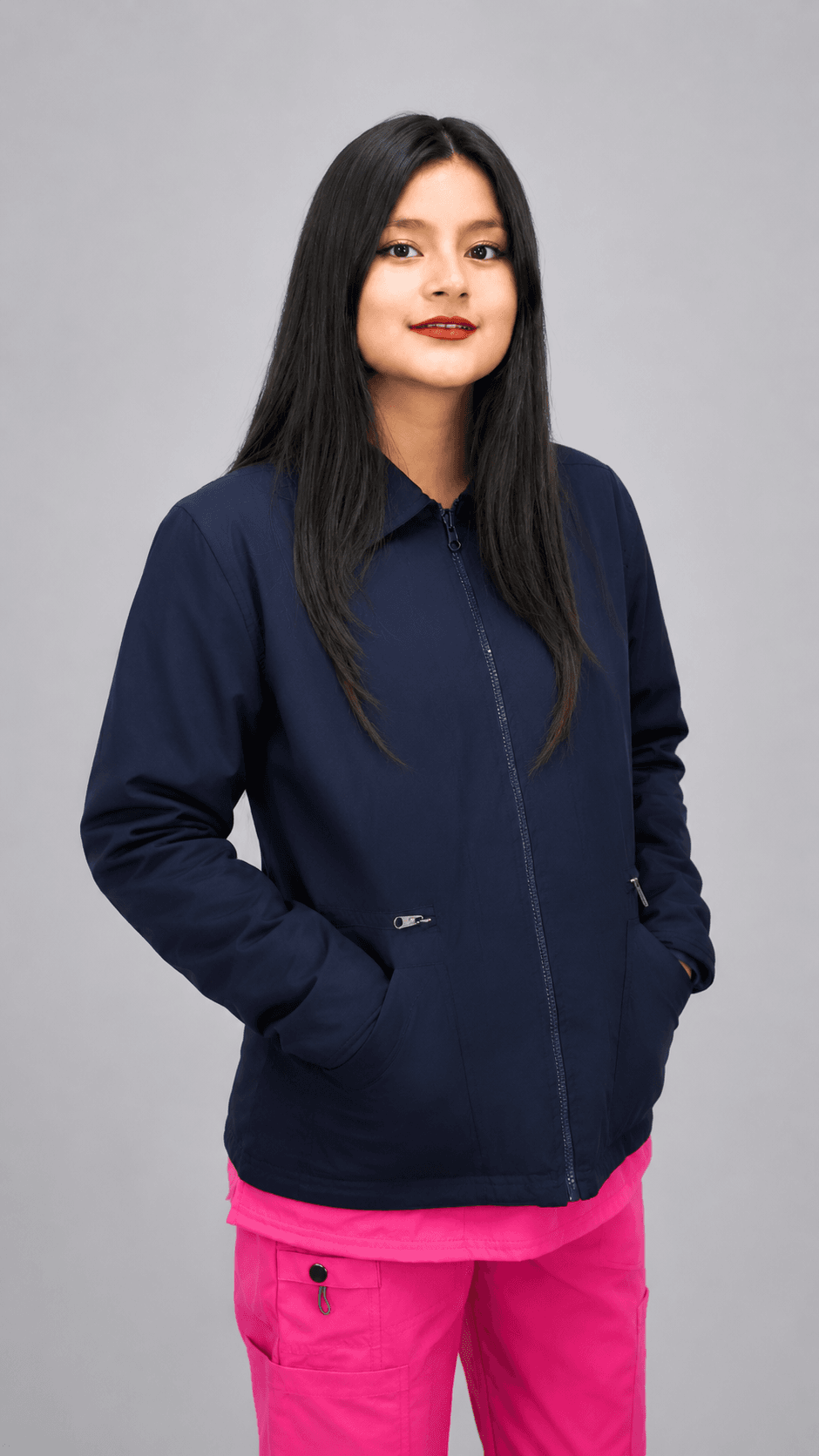 cardigan azul Cardigan de mujer azul oscuro Cod 1760 - Imagen 1